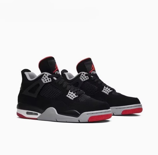 【服装】Nike耐克男鞋Air Jordan 4 AJ4黑红中帮复古运动篮球鞋FV5029-006