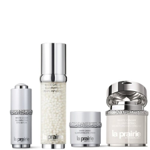 （05促销产品）La Prairie/莱珀妮纯皙紧致眼部精华乳4件套（面霜60ml+眼霜20ml+精华30ml+眼部精华15ml）（化妆品）
